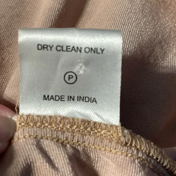 Anthropologie Crushed Velvet Hoodie Pink Gold Ruffle Accents Retro Lounge Large - Picture 8 of 9